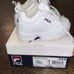 FILA Disruptor II. Size 7 infants.
